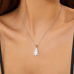 Necklace with Winter Silver Fir Pendant