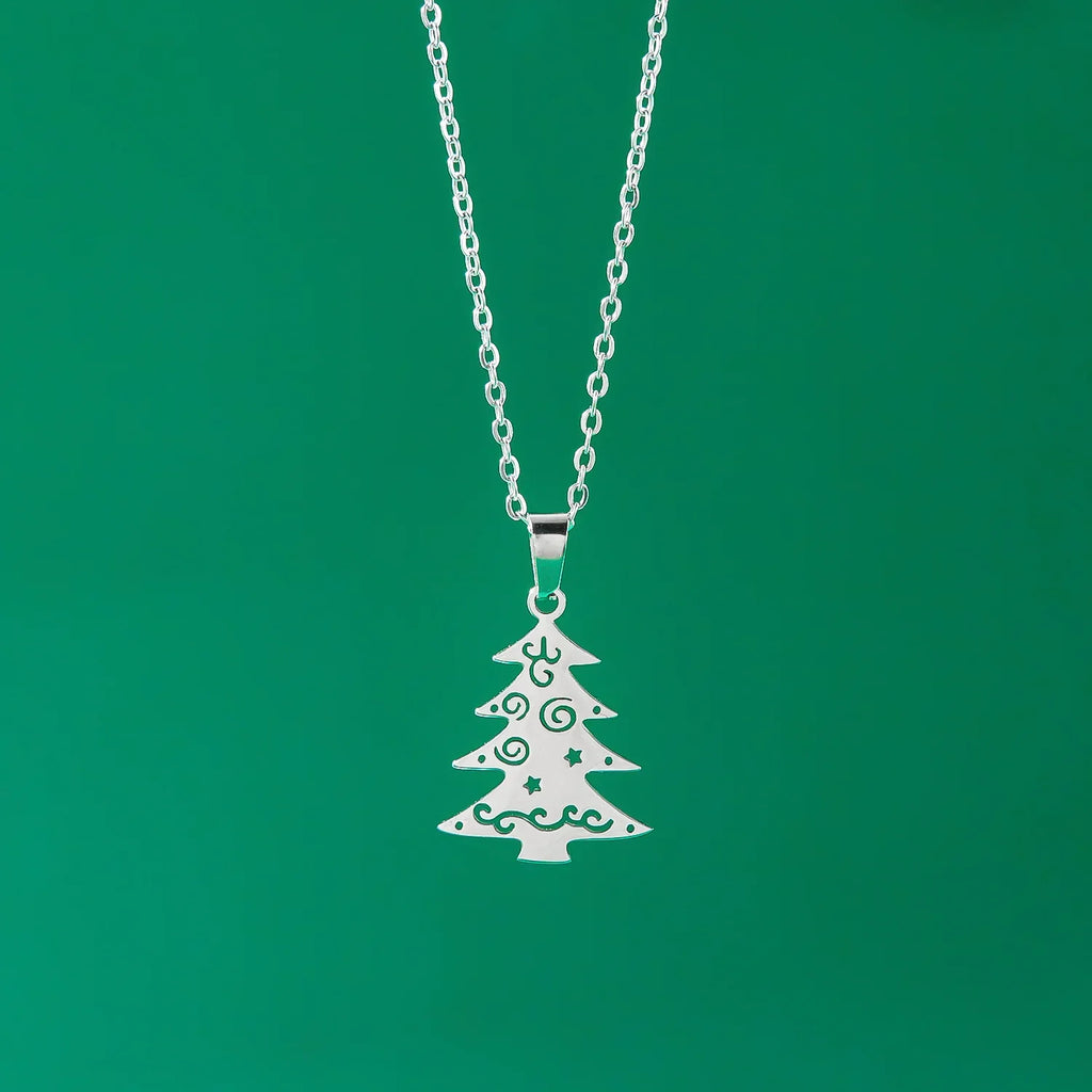 Necklace with Winter Silver Fir Pendant