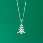 Necklace with Winter Silver Fir Pendant