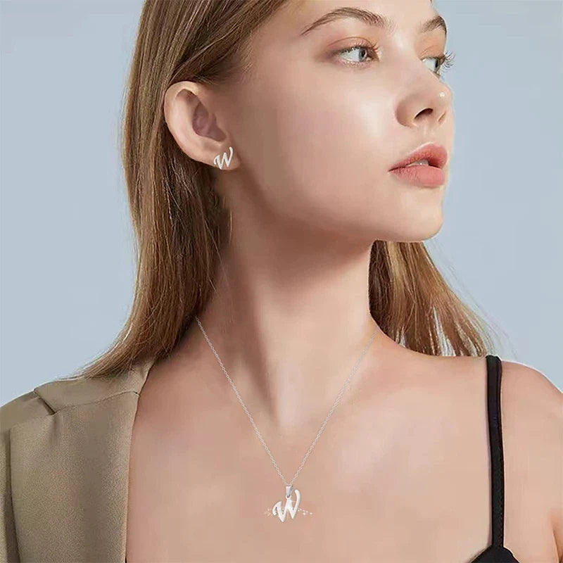 Personalized necklace with initial pendant