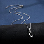 Personalized necklace with initial pendant c