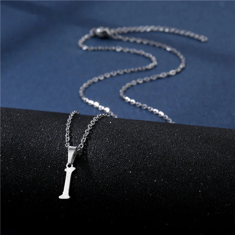 Personalized necklace with initial pendant i