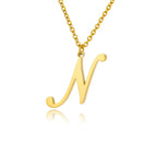 Women's Initial Pendant Necklace n