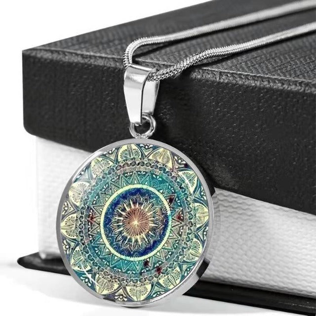 Necklace with Mandala Pendant
