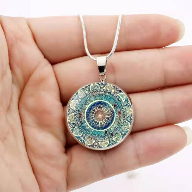 Necklace with Mandala Pendant