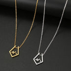 Necklace with Silver Mountain Pendant