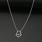 Necklace with Silver Mountain Pendant