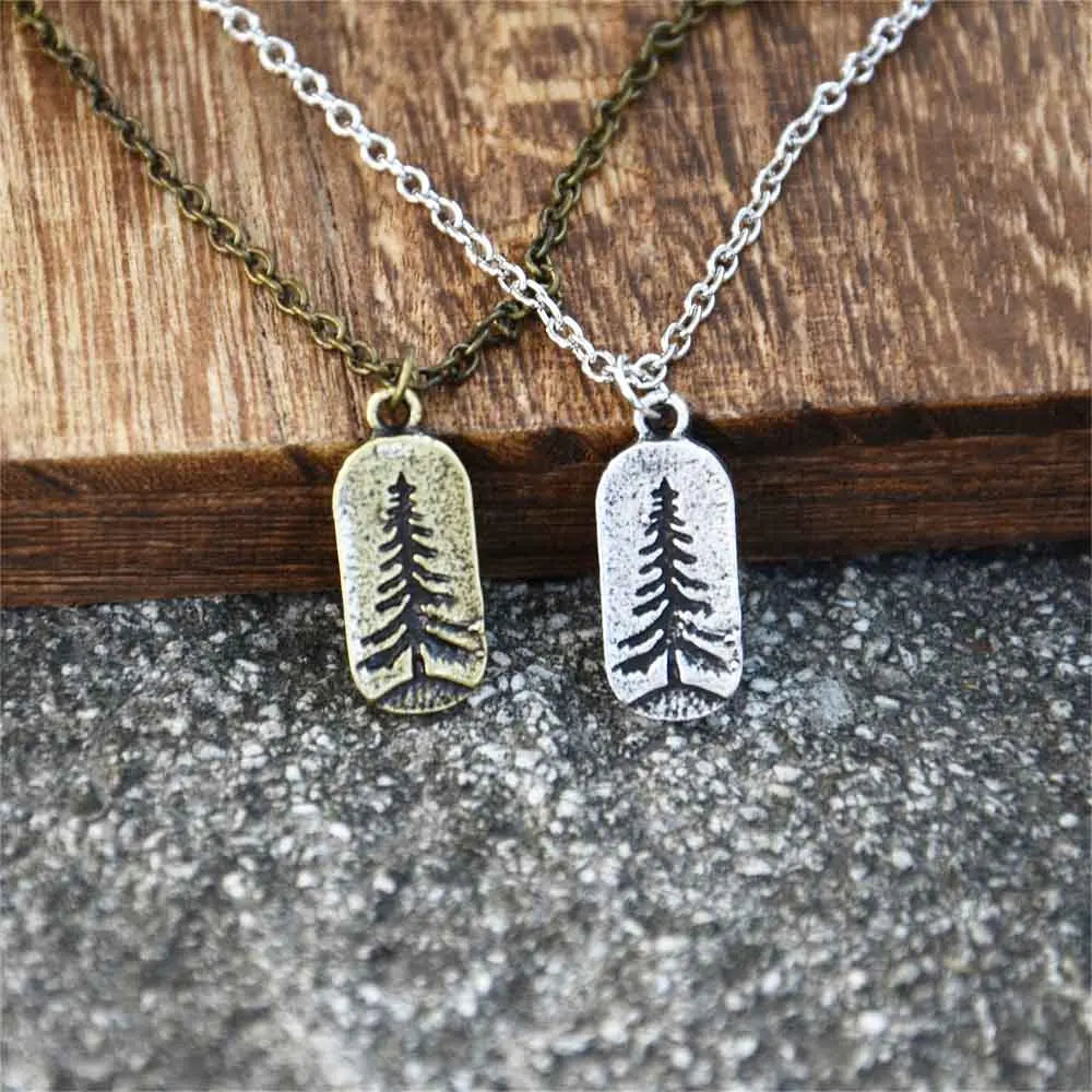 Necklace with Christmas Tree Pendant