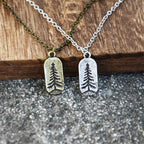 Necklace with Christmas Tree Pendant