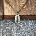 Necklace with Gold Christmas Tree Pendant