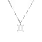 Necklace with Gold Zodiac Sign Pendant