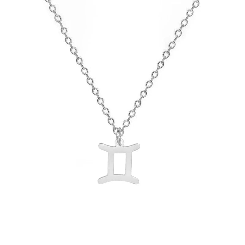 Necklace with Gold Zodiac Sign Pendant