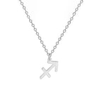 Necklace with Gold Zodiac Sign Pendant