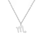Necklace with Gold Zodiac Sign Pendant
