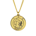 Necklace with Zodiac Sign Pendant for Men or Women