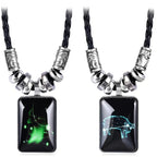 Necklace with Zodiac Sign Pendant for Men