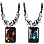 Necklace with Zodiac Sign Pendant for Men