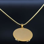 Necklace with Silver & Gold Protection Talisman