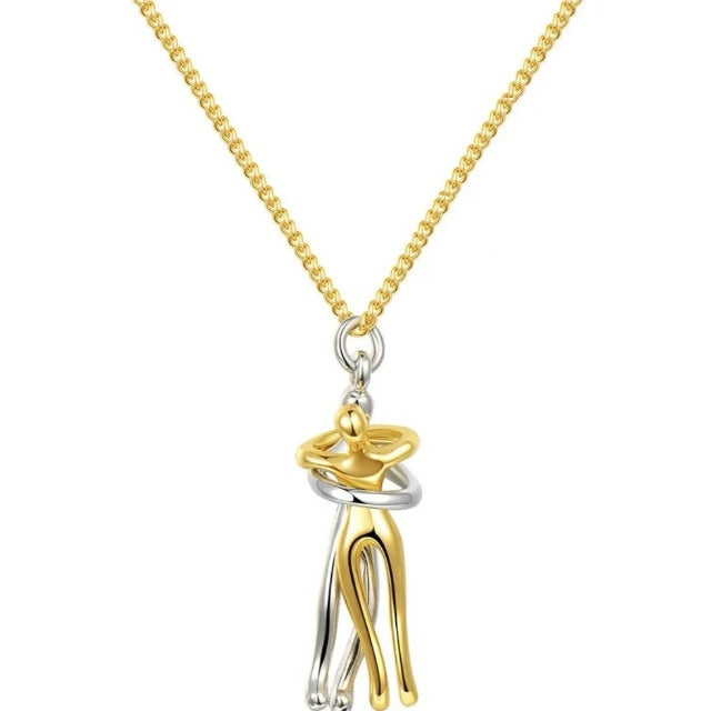Gold Love Cuddle Necklace