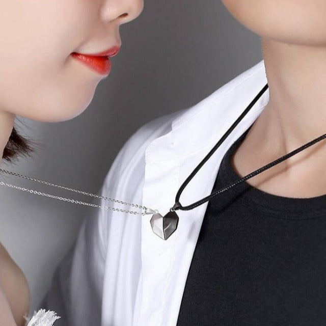 Heart Necklace for Couples