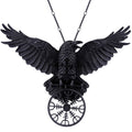 Odin's Raven Necklace Celtic Viking Pendant Men Women Nordic
