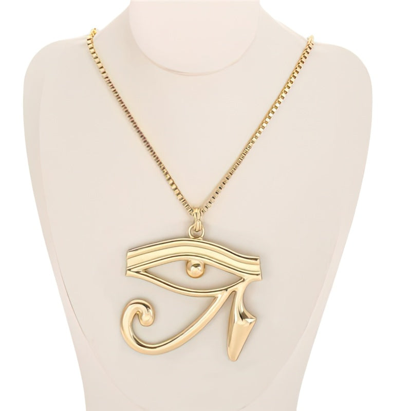 Egyptian Cross Necklace Gold