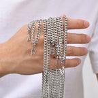 Men's necklace with personalized initial pendant