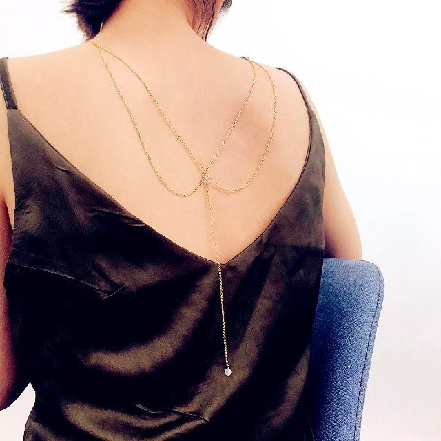 Bohemian Back Necklace for Women