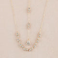 Gold Wedding Back Necklace