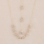Gold Wedding Back Necklace