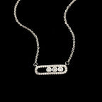 Oriental Infinity Necklace silver