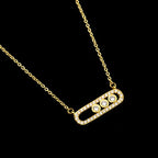 Oriental Infinity Necklace gold