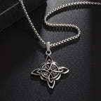 Wiccan Pendant Witch's Knot Protection Necklace