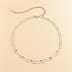 Belly Necklace for Women silver