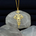 Gold Lotus Shine Necklace
