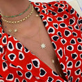 Y necklace - star décolleté chain for women gold