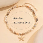 Shell and starfish necklace and pendant