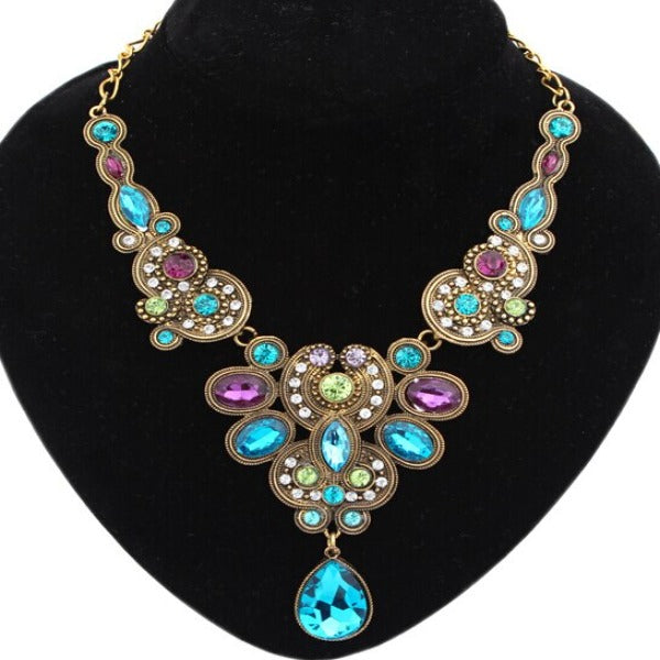 Multicolored Ethnic Necklace