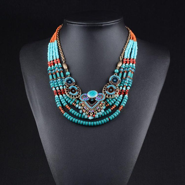 Turquoise Ethnic Necklace