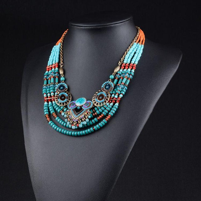 Turquoise Ethnic Necklace