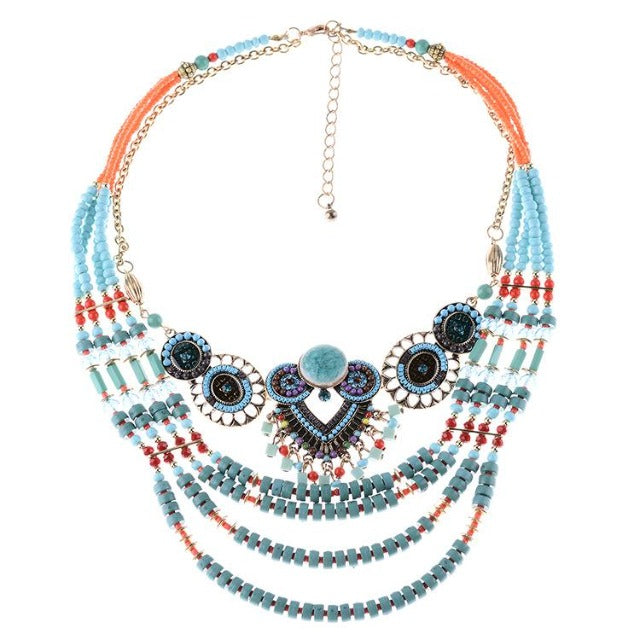 Turquoise Ethnic Necklace