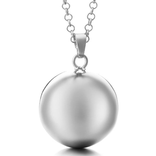 Pregnancy Bola Necklace with Colorful Pendant