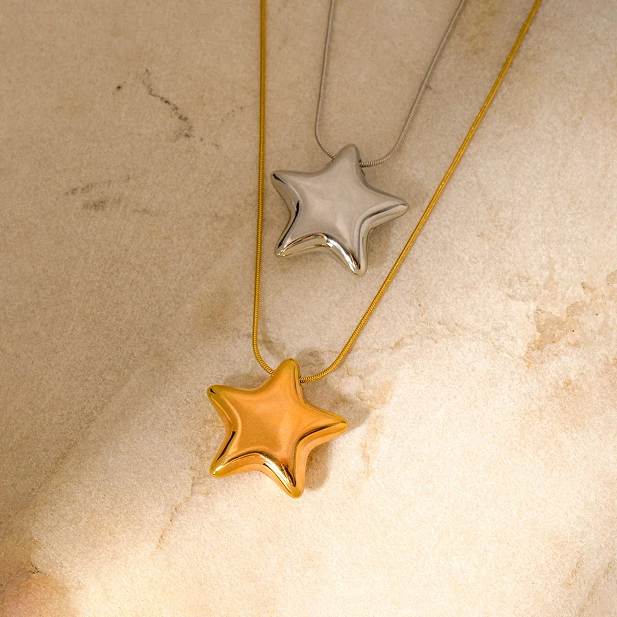 Women's Necklace Star Pendant Gold