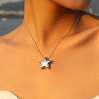 Women's Necklace Star Pendant Silver