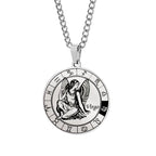 Horoscope Necklace Zodiac Constellation Pendant Silver Virgo