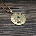 Egyptian Horus Necklace Gold