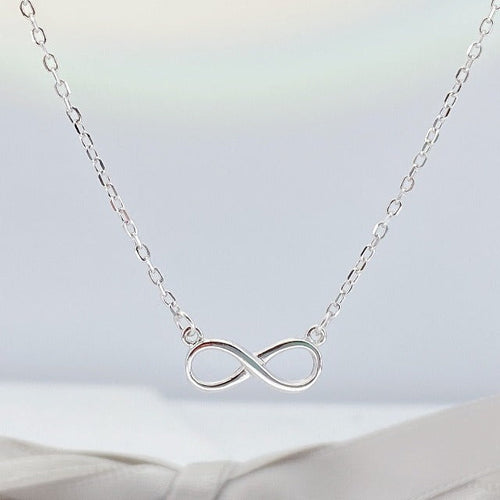 Infinity Necklace Silver