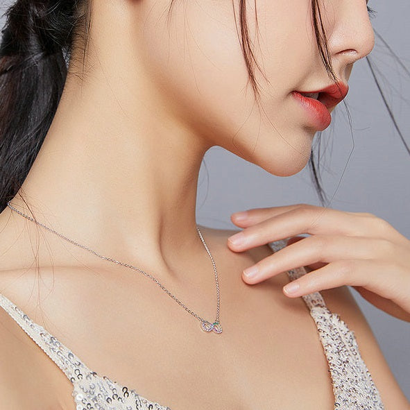 silver infinity necklace