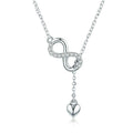 Infinite Pendant Necklace in Silver