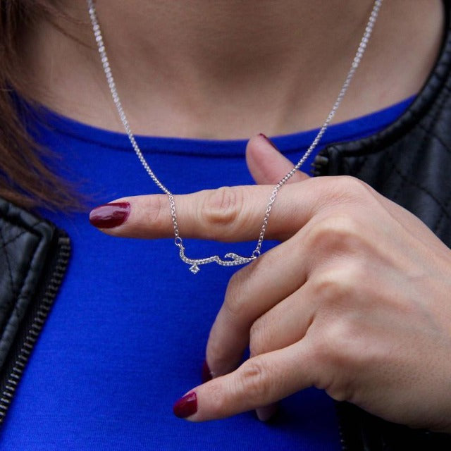 Islam Necklace Muslim Arab Woman Silver